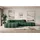 altdecor Ecksofa, Grün, Textil, 6-Sitzer, L-Form, Ottomane links, 289x176 cm, Wohnzimmer, Sofas - Couches, Wohnlandschaften, Ecksofas