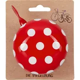 Die Spiegelburg Spiegelburg Fröhliche Tupfen große Fahrradklingel 8 cm - Rot