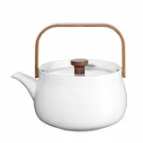 Asa Selection ASA Teekanne mit Holzgriff Japandi weiß 0,6l