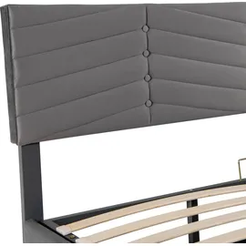 Flieks 160 x 200 cm Grau