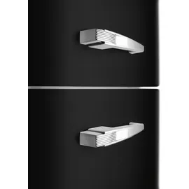 Smeg FAB30RBL5 Retro-Kühl-Gefrierkombination (222 l, 1720 mm hoch, Schwarz)