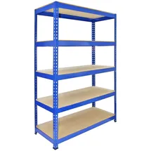 Monster Racking Lagerregal Stahl 120 cm L x 50 cm B x 182,5 cm H blau