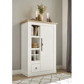 OTTO home Westminster 80 x 122 x 42 cm Pinie Weiß / Wotan Eiche