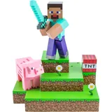 Paladone Products Minecraft Steve Diorama Leuchte