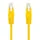 NANOCABLE Netzwerkkabel Rj45 Utp Awg24, Cat.6 1m Gelb,