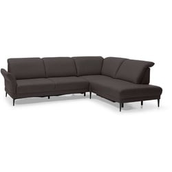 Musterring Ecksofa MR 1350 Leder Braun 297 x 229 cm