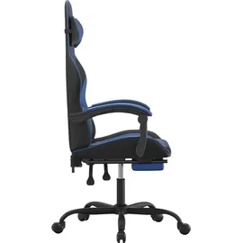vidaXL Gaming-Stuhl Blau Schwarz