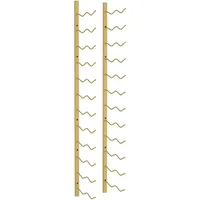 vidaXL Weinregal 24 Flaschen 1-tlg. Gold