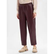 Opus Kunstlederhose Myha Edgy in aubergine | 0001 | Gr.: 36