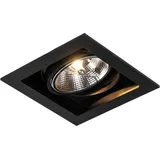 QAZQA Moderner Einbau Spot schwarz 18 cm verstellbar - Artemis 111