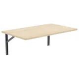 AKKE Klapptisch, Wandklapptisch Wandtisch Küchentisch Schreibtisch Hängetisch 2mm PVC 40 cm x 100 cm