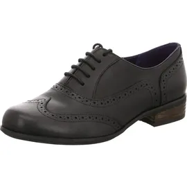 CLARKS Hamble Oak Derby, Schwarzes Leder, 37.5
