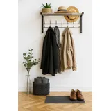 moebel-direkt-online Wandgarderobe Emma Schwarz