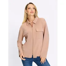 Heine Shirtblazer in beige | Gr.: 48