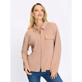 Heine Shirtblazer in beige | Gr.: 48