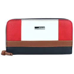 Tom Tailor Juna Geldbörse 18,5 cm mixed maritim Violett Damen 