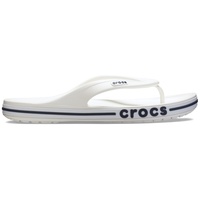 Crocs Unisex's Bayaband Flip Flop,White/Navy,38/39 EU