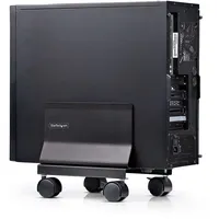 Startech StarTech.com PC Ständer, CPU Ständer auf Rädern, Tragkraft 21kg, Einstellbarer PC Rollwagen/Computerständer, CPU Halterung