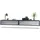 Vladon Lana Lowboard 120 x 29 x 37 cm Schwarz matt/MDF