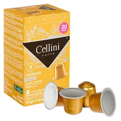 Cellini ESPRESSO CREMOSO Kaffeekapseln Arabicabohnen 30 Portionen