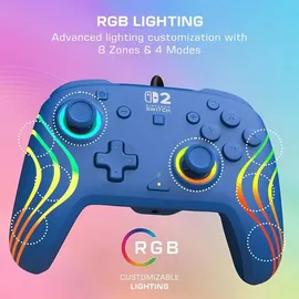Turtle Beach Afterglow Wave Controller Blau Nintendo Switch
