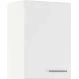 Impuls Küchen Hängeschrank "Valencia", in drei Breiten, Höhe: 72,3 cm vormontiert, mit Drehtür und zwei verstellbaren Fachböden weiß 50 cm x 72,3 cm x 34,2 cm