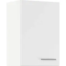 Impuls Küchen Hängeschrank "Valencia", in drei Breiten, Höhe: 72,3 cm vormontiert, mit Drehtür und zwei verstellbaren Fachböden weiß 50 cm x 72,3 cm x 34,2 cm