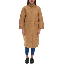 Tamaris Damen Stepp-Jacke lange Outdoor-Jacke Alltags-Jacke 34849367 Braun - 36