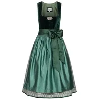 Nübler Dirndl midi Malies in Dunkelgrün | Gr.: 38