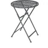 Hti-Living Valentine Gartentisch Ø 60 x 70 cm grau