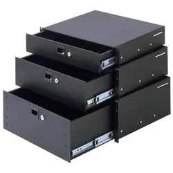 Adam Hall 87404A Rackschublade 4 HE Aluminium - Rackschublade