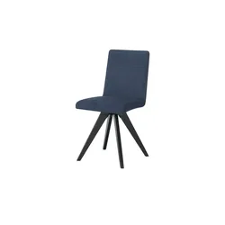 Woodford Esszimmerstuhl mit Massivholzgestell Scala , blau , Maße (cm): B: 45 H: 89 T: 46.0