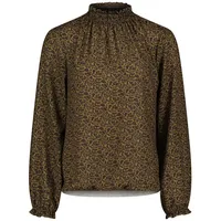 Cartoon Schlupfbluse mit Raffung Schwarz/Braun,38 | 38