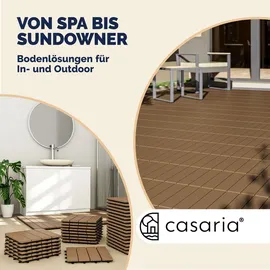 CASARIA WPC Fliesen Klassik Terrakotta 30 x 30 cm 66 St.