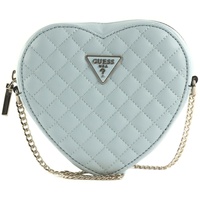 GUESS Umhängetasche Rianee Quilt Heart Bag sky blue