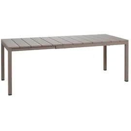 Nardi Rio Ausziehtisch 210 x 85 x 76 cm taupe