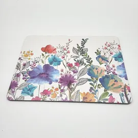 Creative Tops Platzsets Kork-Rückseite, rechteckig, Motiv: Wiesenblume, Mehrfarbig, 30 x 23 cm
