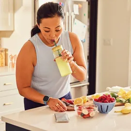 Fitbit Versa 4 aluminium platin/wasserfallblau