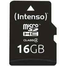 Intenso microSD Class 4 + SD-Adapter 16 GB