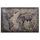 Garden Pleasure Wandbild 3D Weltkarte grau, Metall