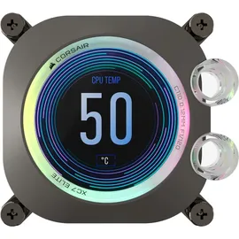 Corsair iCUE XC7 RGB ELITE LCD CPU-Wasserkühler, CPU-Kühler – Stealth Grey