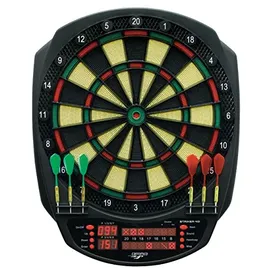 CARROMCO Elektronik Dartboard STRIKER-401 mit Adapter, 3-Loch Abstand,