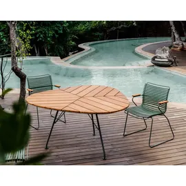 Houe LEAF Gartentisch 145,5 x 145,5 x 74,5 cm Bambus