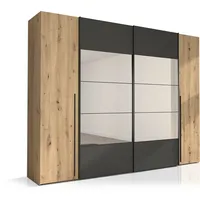 Möbel-Eins RAMISSA Dreh- / Schiebetürenschrank, Material Dekorspanplatte - 2