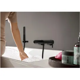 Hansgrohe Rainfinity Stabhandbrause 100 1jet mattschwarz