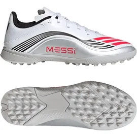 adidas F50 Messi League TF Kinder Cloud White/Lucid Red/Silver Metallic 33