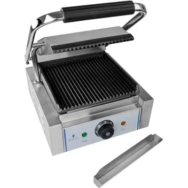 Royal Catering Kontaktgrill geriffelt 1800 W