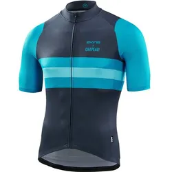 SKINS Herren Trikot Fahrradtrikot Chapeau, Blau, L