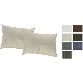 Wirth Kissenbezug Sepino 50 x 50 cm Braun