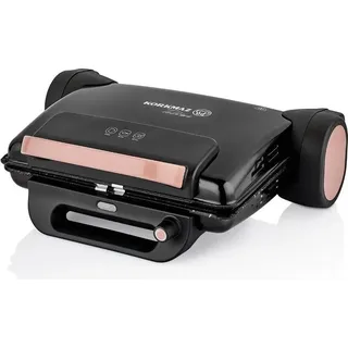 Korkmaz Tostema Midi Multigrill & Toaster in Schwarz - 1800W